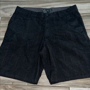 O'Neill Charcoal Plaid Shorts